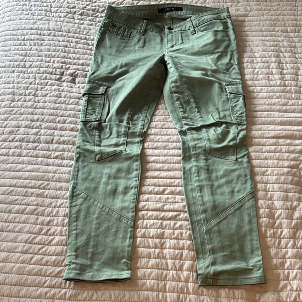 Joe's Jeans Women's Green Cargo Pants